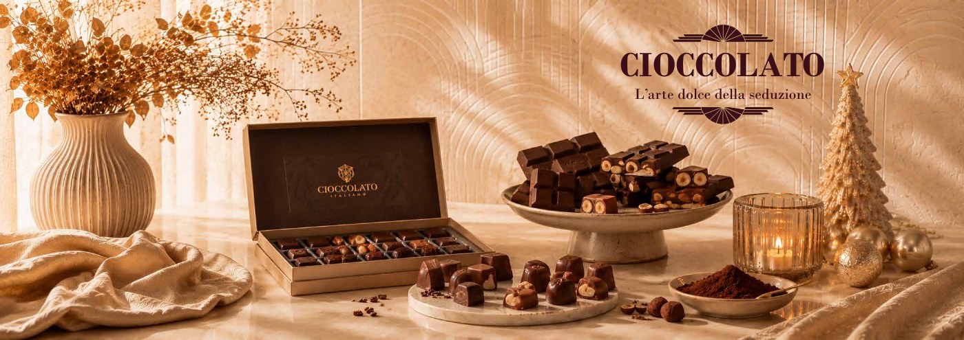 Copertina Cioccolato - Catalogo Natale 2026 Guerrini Enoteche