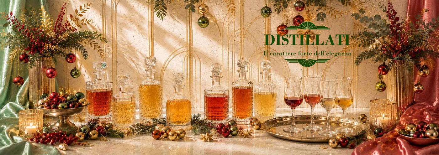 Copertina Distillati - Catalogo Natale 2026 Guerrini Enoteche
