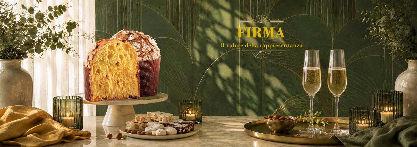 Copertina Strenne enogastronomiche linea Firma - Catalogo Natale 2026 Guerrini Enoteche