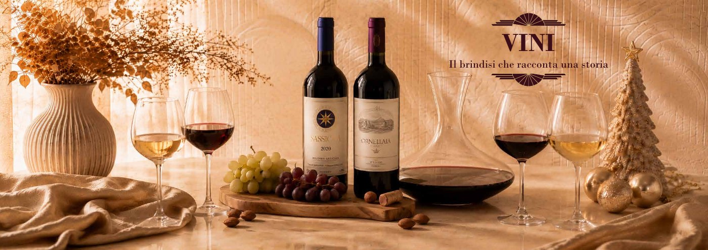 Copertina Vini - Catalogo Natale 2026 Guerrini Enoteche